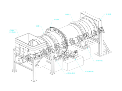 危废回转窑焚烧炉